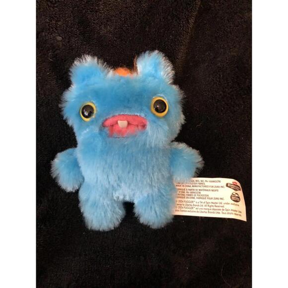 Fuggler Mini Plush Blue Monster with Teeth Zuru Spin Master 4" Funny Ugly Creatu - Picture 1 of 3